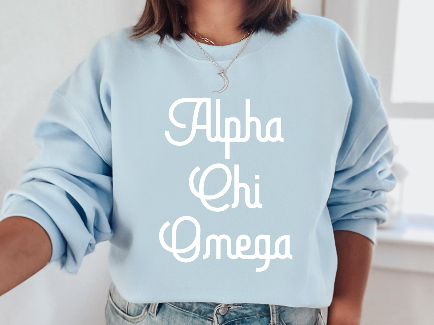 Alpha Chi Omega All About That Pop Sorority Sweatshirt _ 2681g
