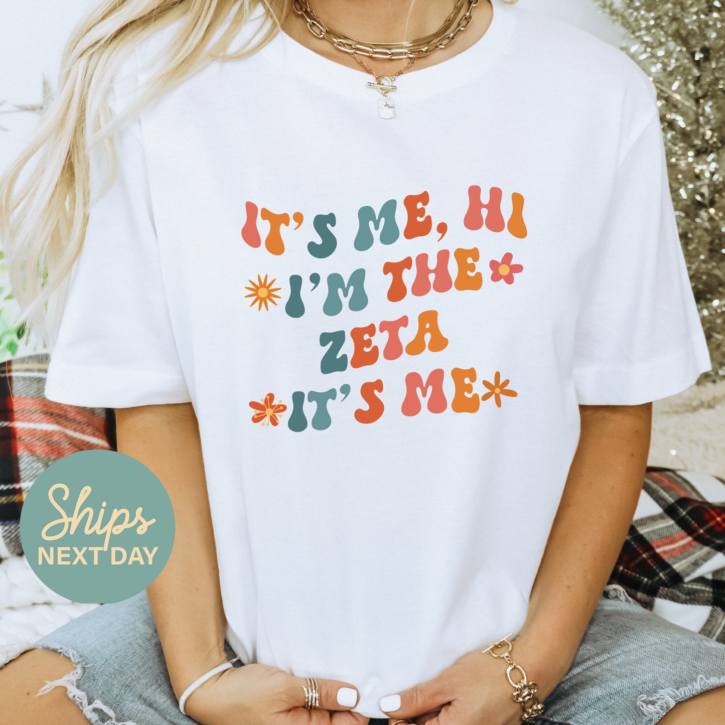 Zeta Tau Alpha Style Sorority T-shirt _ 36016g