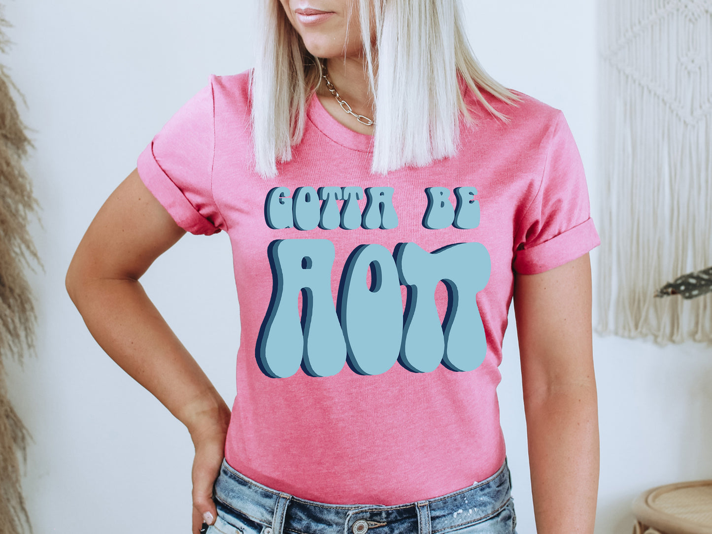 Alpha Omicron Pi They've Gotta Be Sorority T-shirt _ 340g