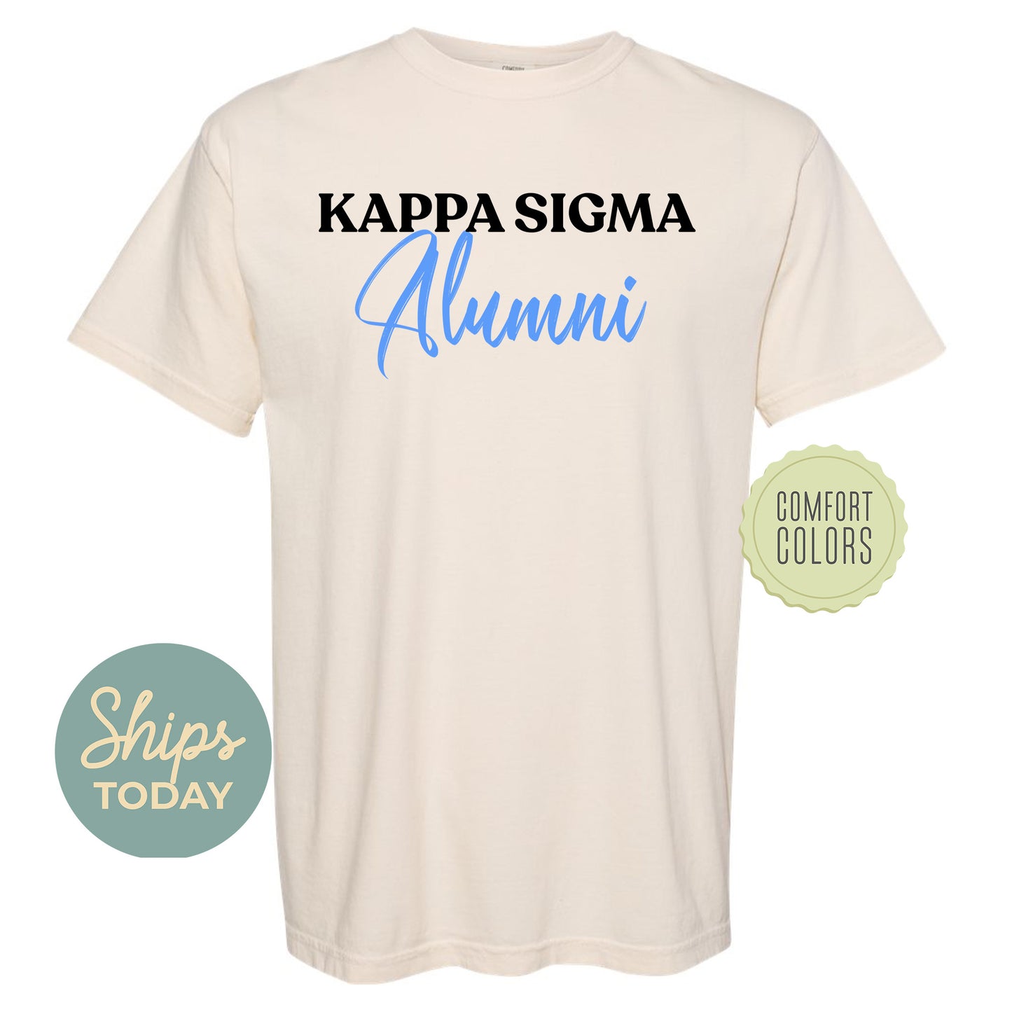 Kappa Sigma Alumni Comfort Colors Fraternity T-shirt _ 30772g