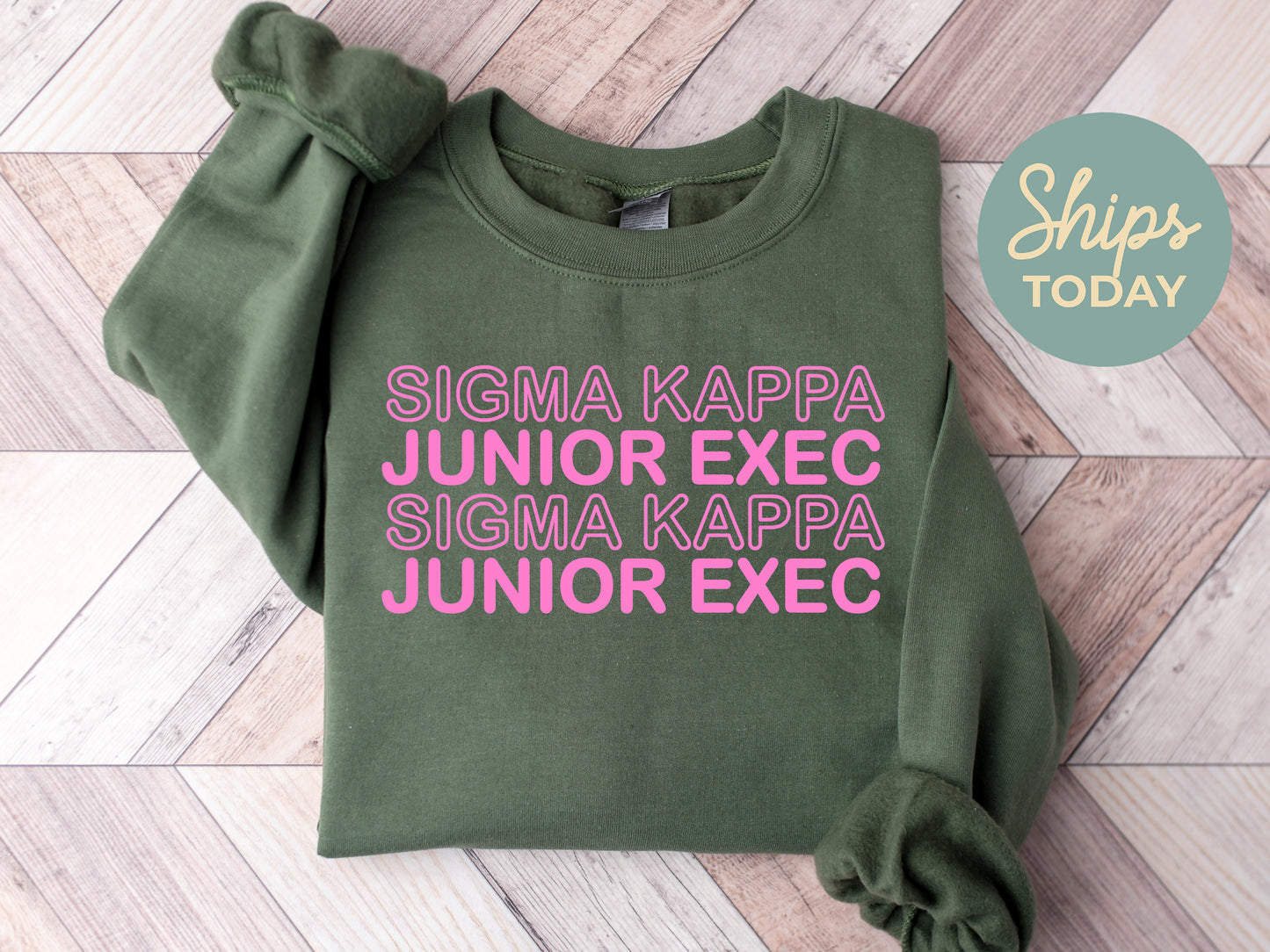 Sigma Kappa Junior Exec Sorority Sweatshirt _ 30948g