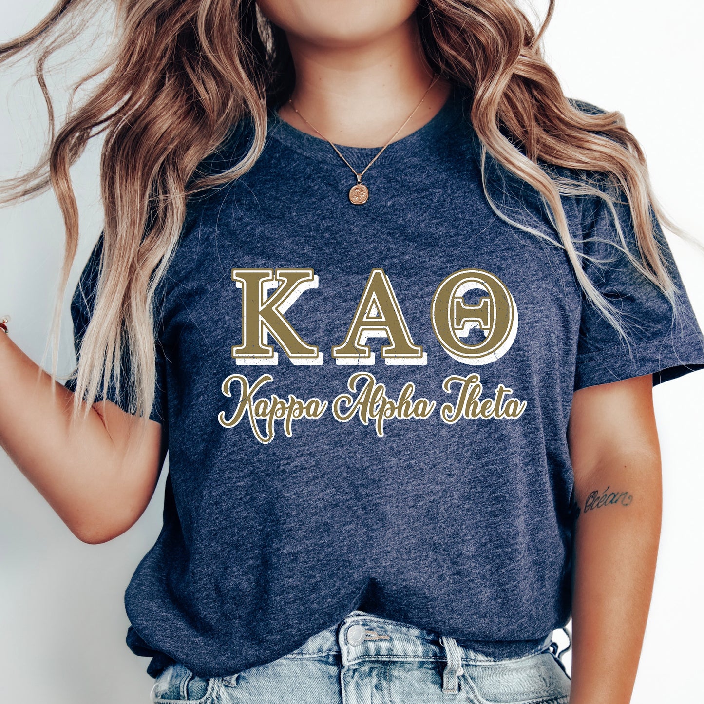Kappa Delta Greek Colors Sorority T-shirt _ 36085g