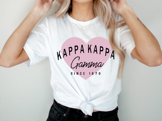 Kappa Delta Pretty in Pink Sorority T-shirt _ 456g