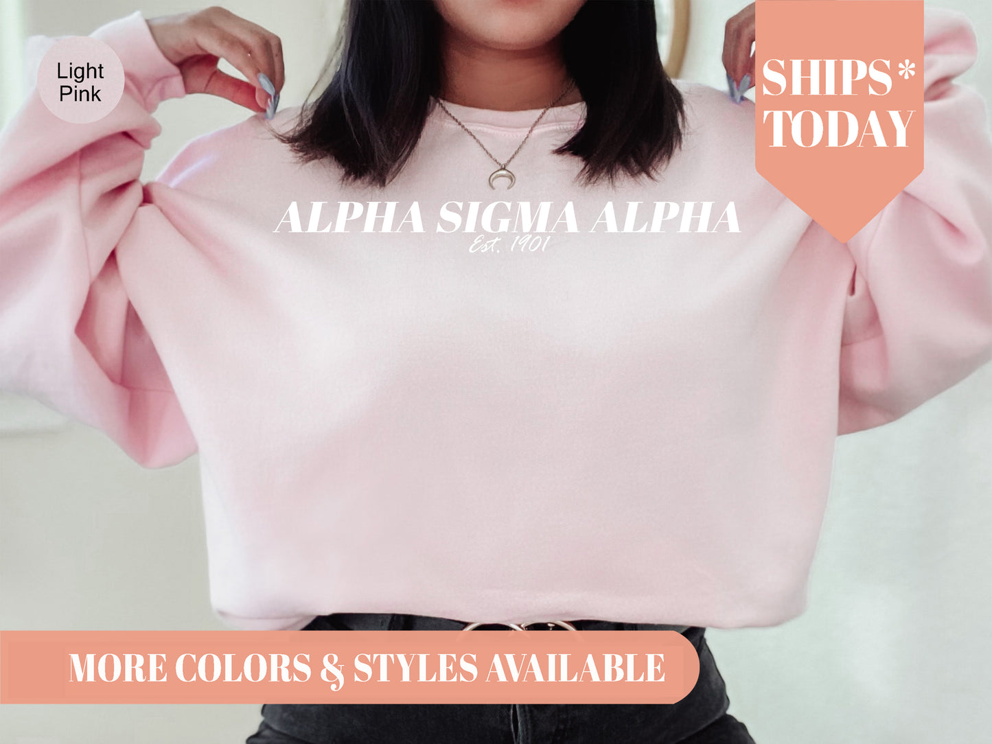 Alpha Sigma Alpha Mom Sorority Sweatshirt _ 30823g