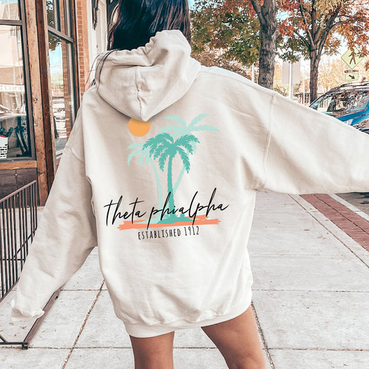 Theta Phi Alpha Island Sisterhood Sorority Hoodie _ 33583g