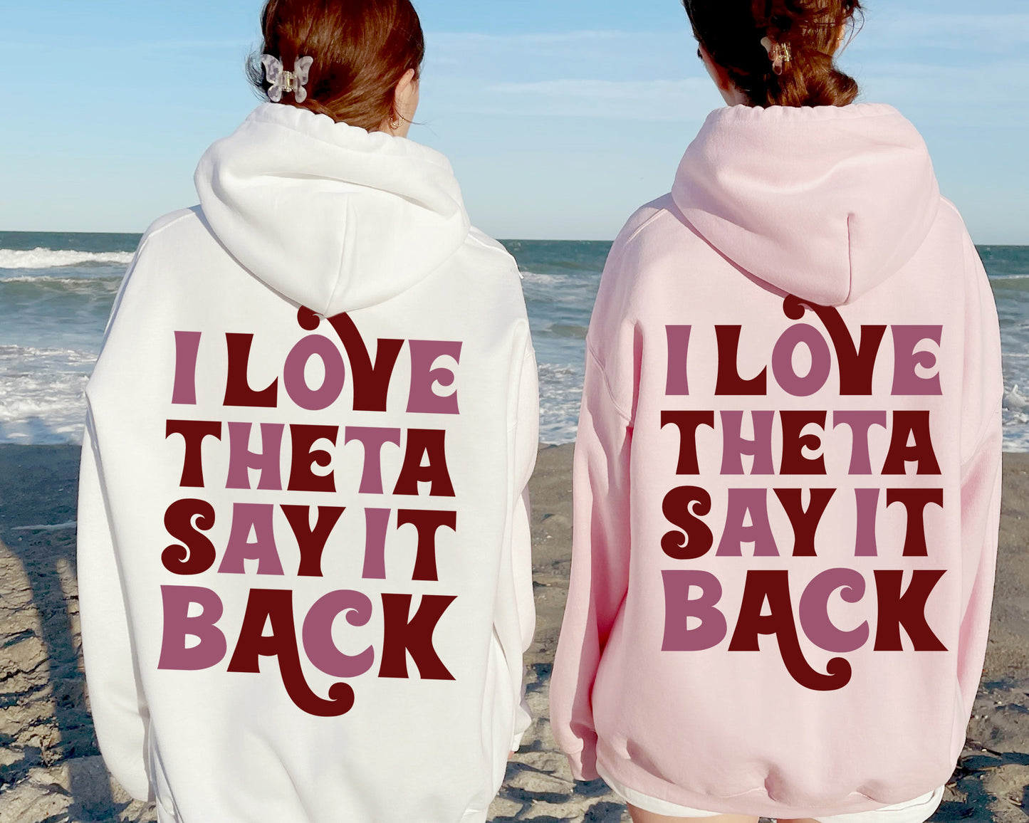 Kappa Alpha Theta Say it Back Sorority Hoodie _ 33387g