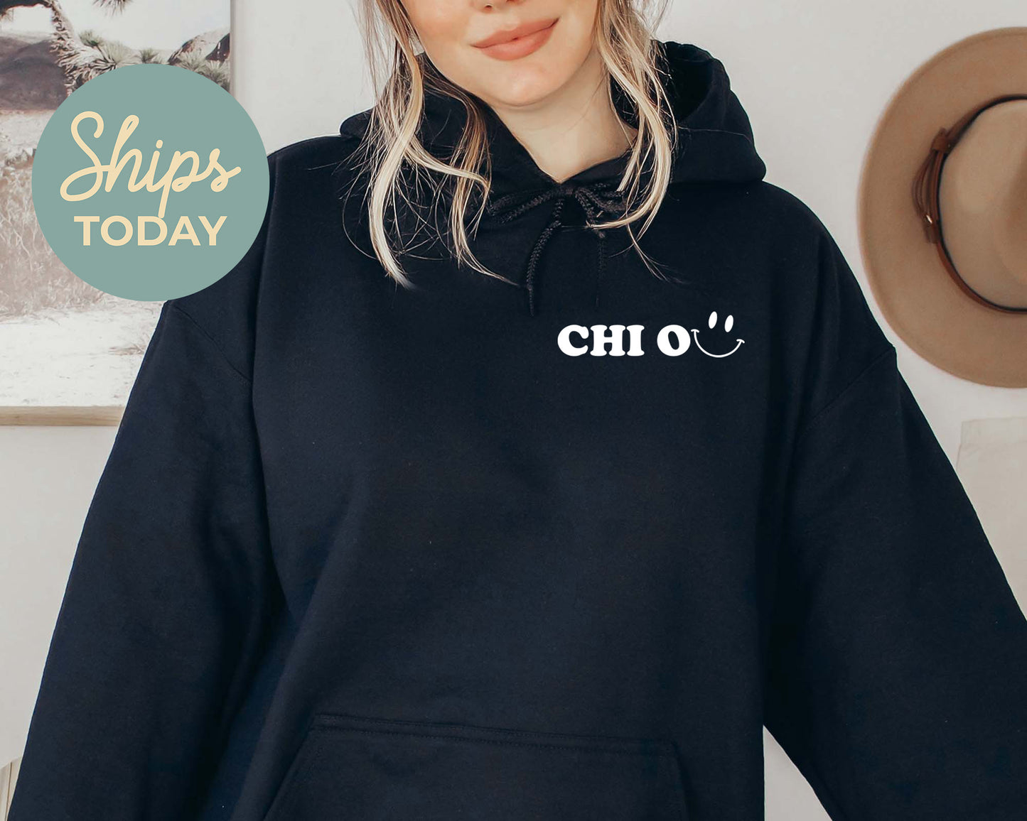 Chi Omega My Kind of People Sorority Hoodie _ 33267g