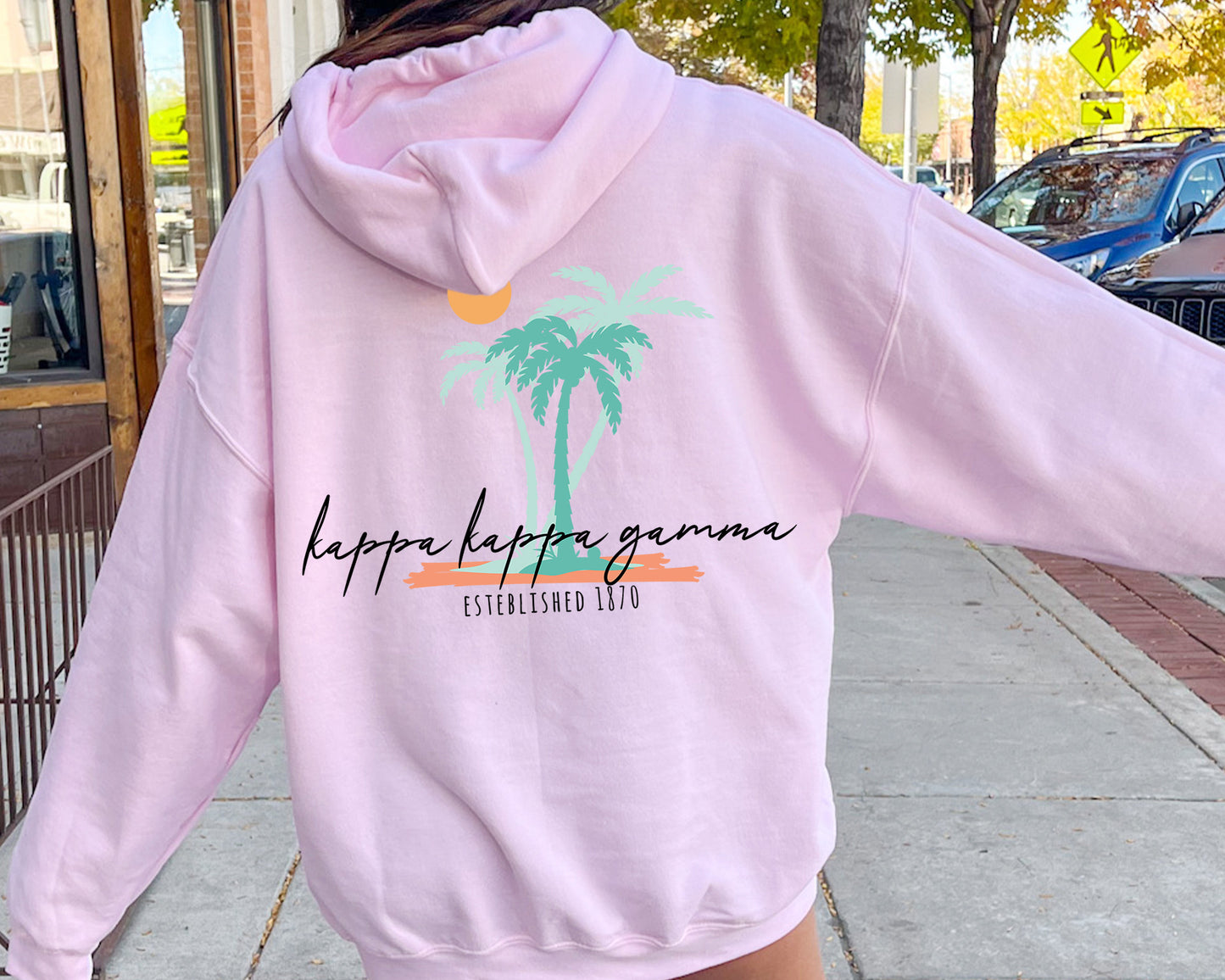 Kappa Kappa Gamma Island Sisterhood Sorority Hoodie _ 33576g