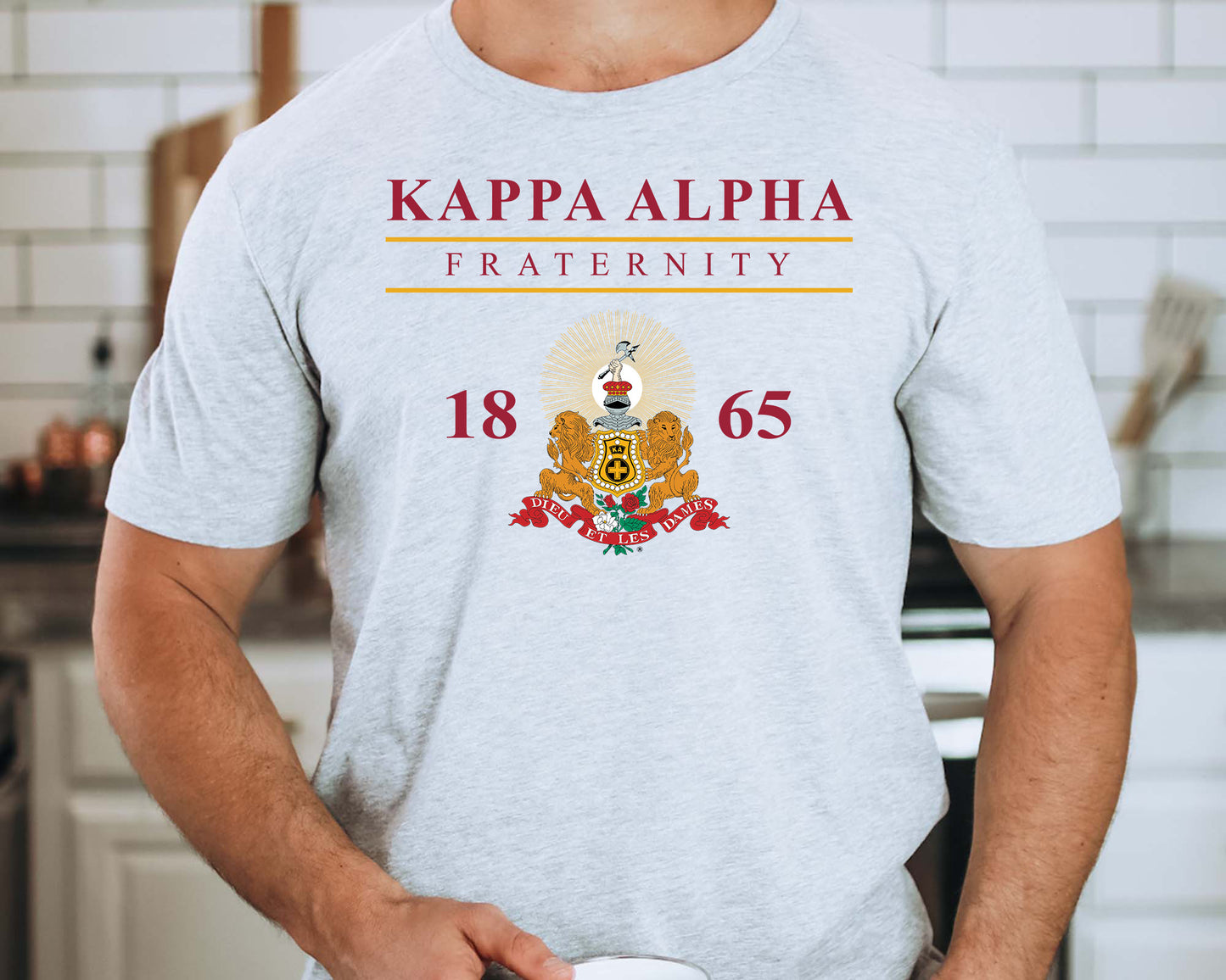 Kappa Alpha Order Iconic Crest Fraternity T-shirt _ 31128g