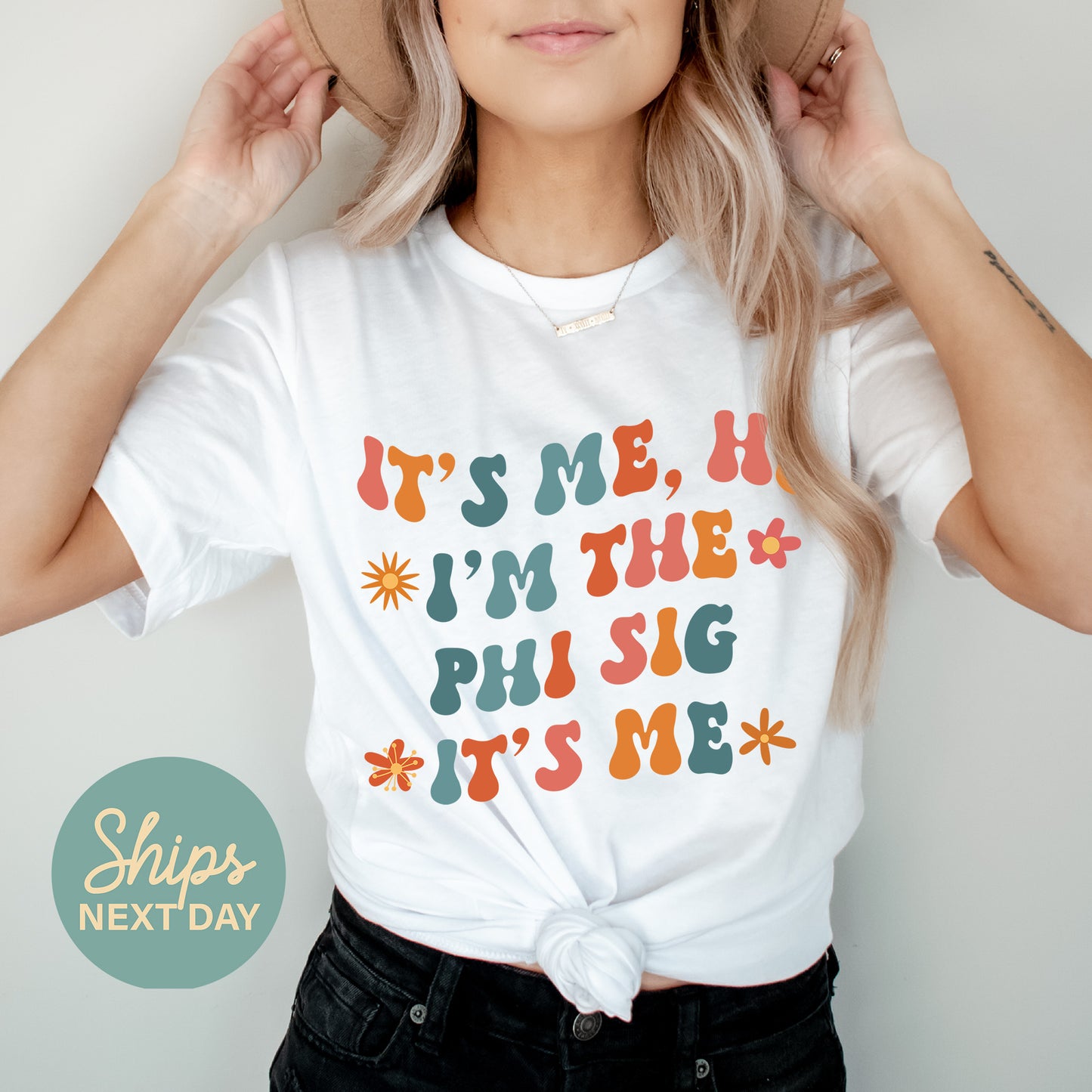 Phi Sigma Sigma Style Sorority T-shirt _ 36010g