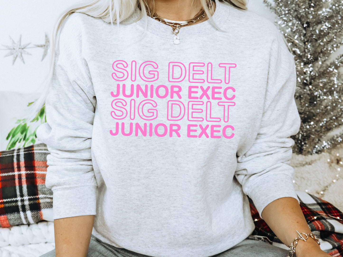 Sigma Delta Tau Junior Exec Sorority Sweatshirt _ 30947g