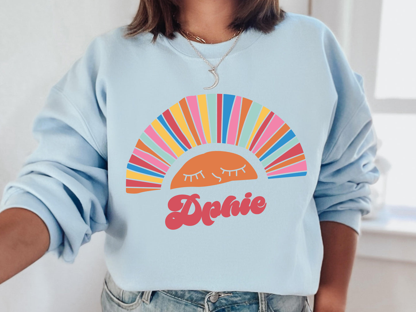 Delta Phi Epsilon Sunshine Sorority Sweatshirt _ 3319g
