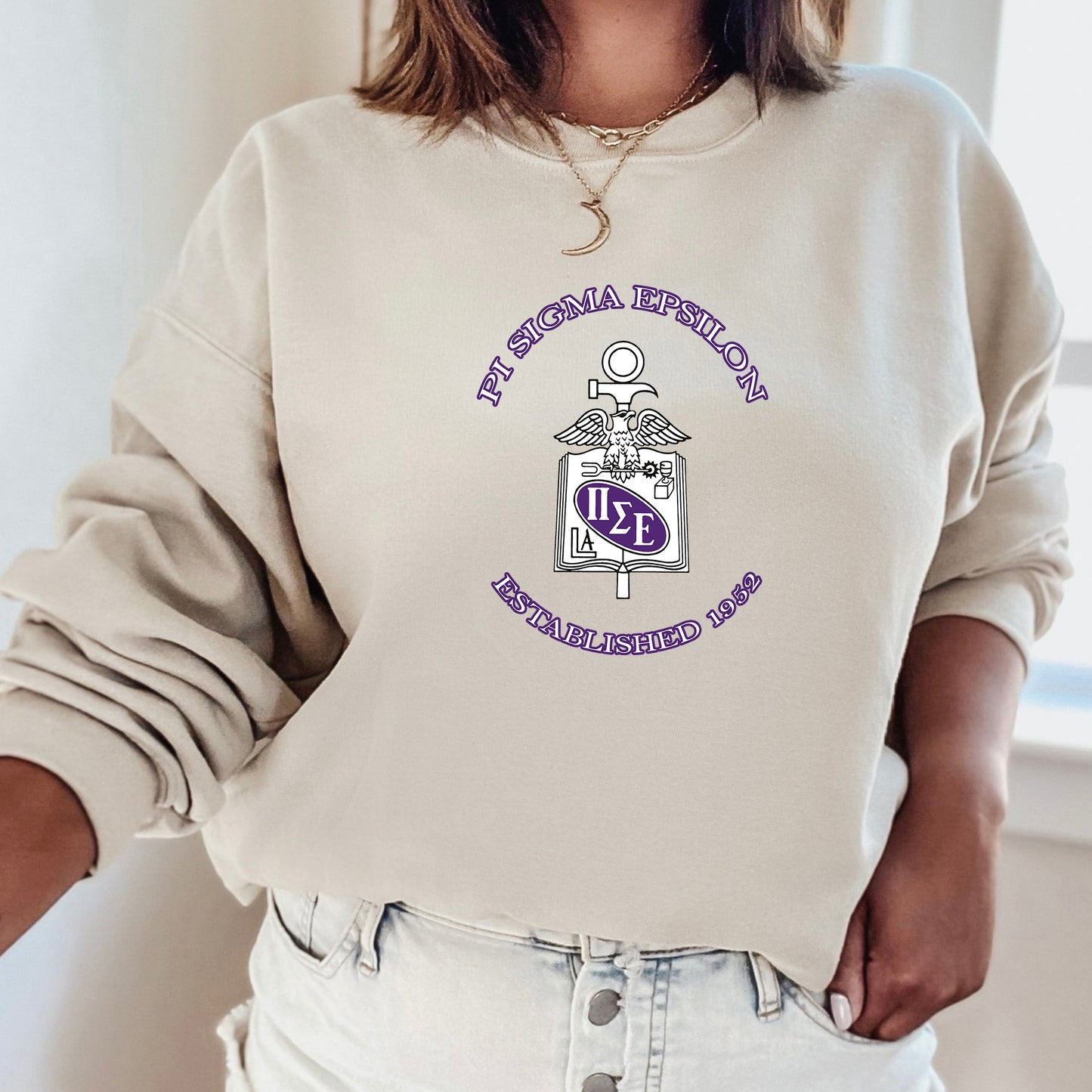 Pi Sigma Epsilon Iconic Insignia COED Sweatshirt _ 35676g
