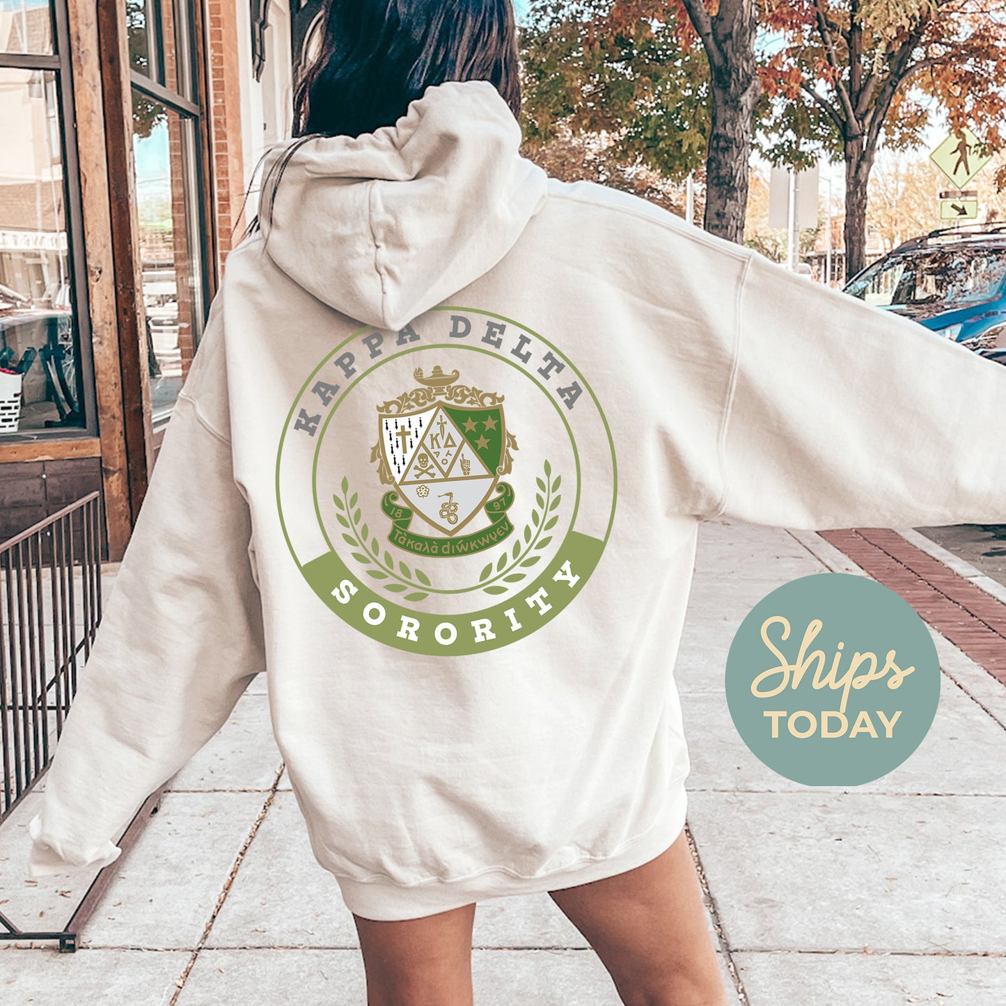 Kappa Delta Crested Tradition Sorority Hoodie _ 32832g