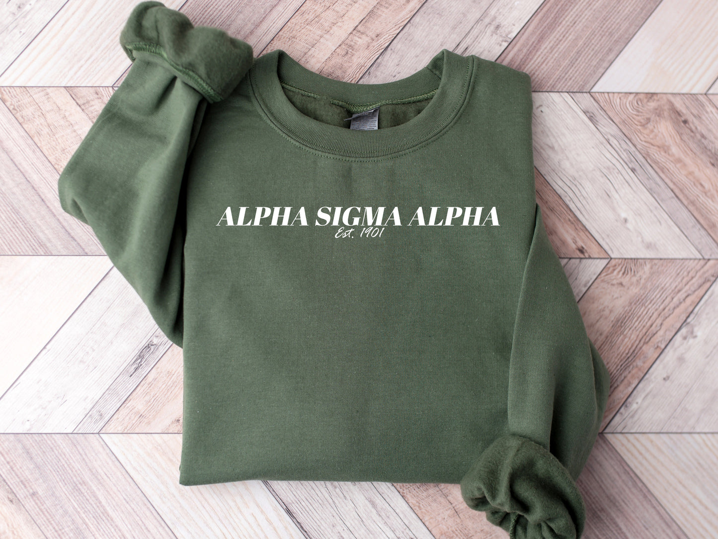Alpha Sigma Alpha Mom Sorority Sweatshirt _ 30823g