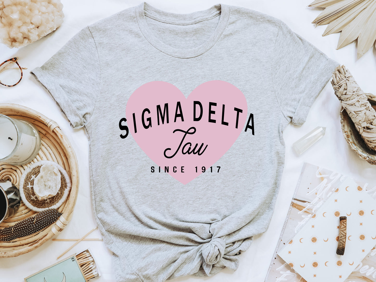 Sigma Delta Tau Pretty in Pink Sorority T-shirt _ 461g