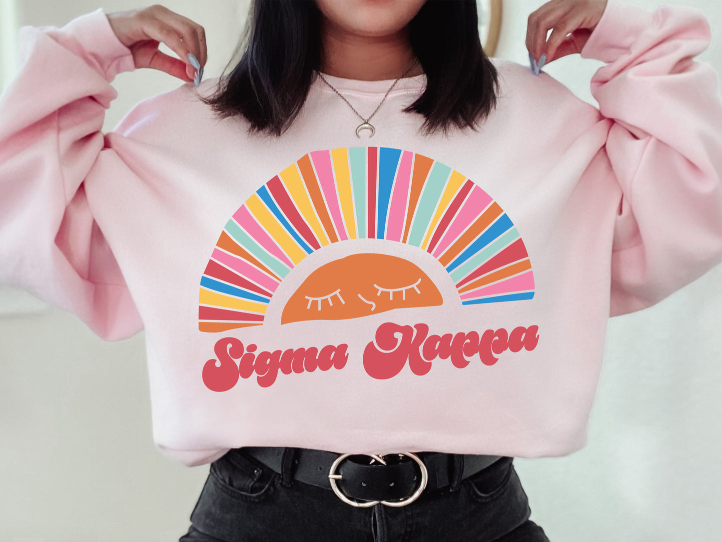 Sigma Kappa Sunshine Sorority Sweatshirt _ 3329g