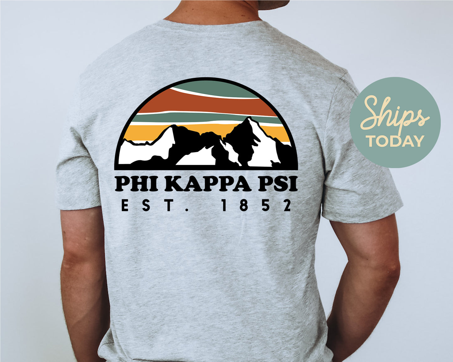 Phi Kappa Psi Fraternal Summit Fraternity T-shirt _ 31660g