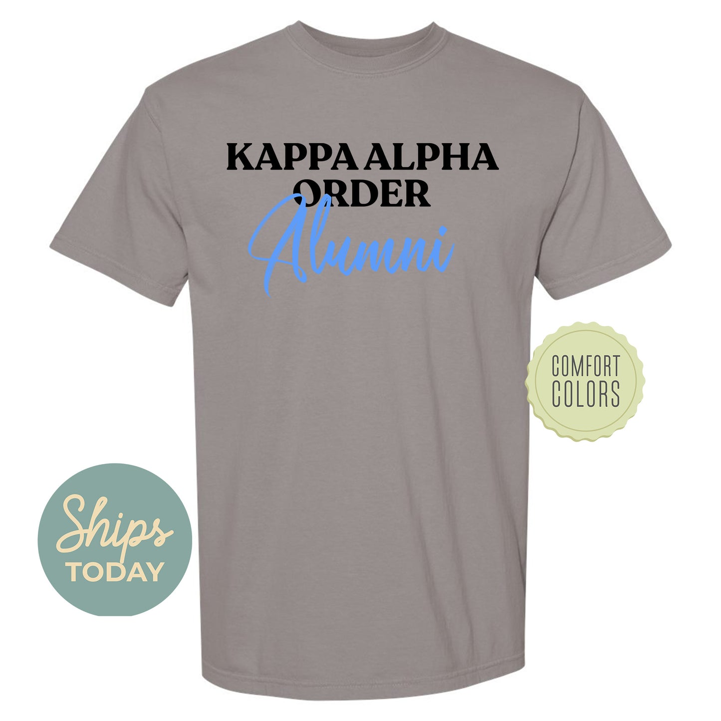 Kappa Alpha Order Alumni Comfort Colors Fraternity T-shirt _ 30771g