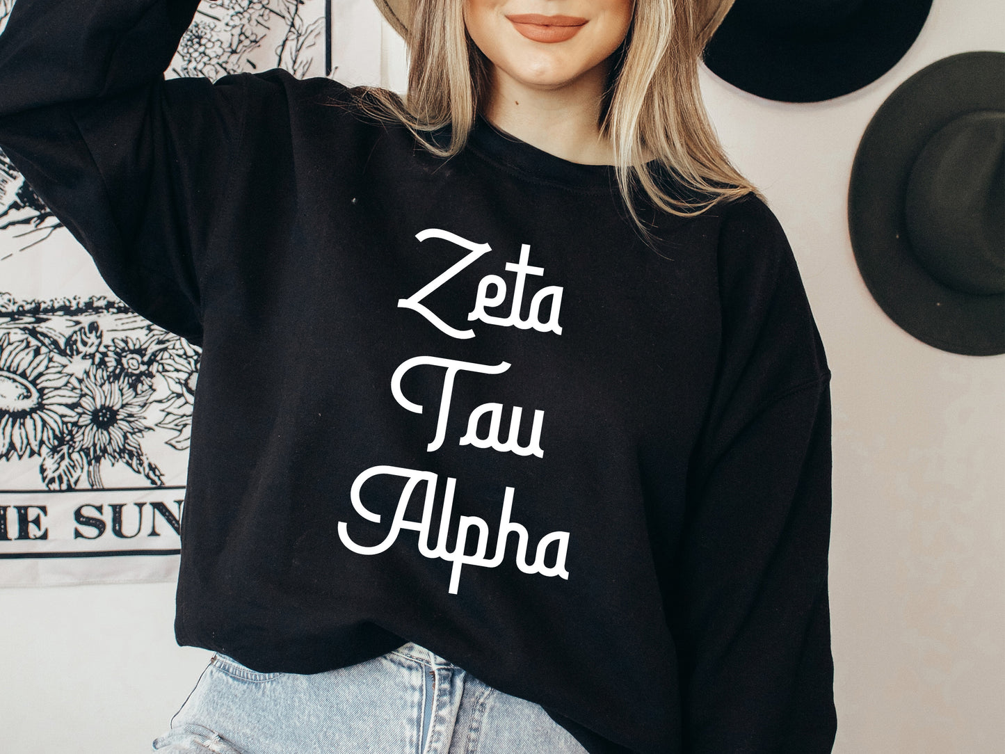 Zeta Tau Alpha All About That Pop Sorority Sweatshirt _ 2706g