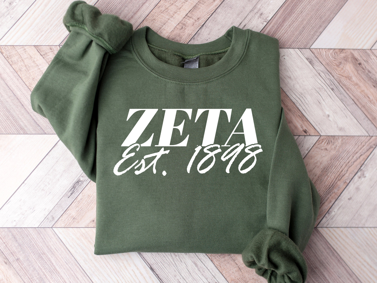 Zeta Tau Alpha Mom Sorority Sweatshirt _ 30842g