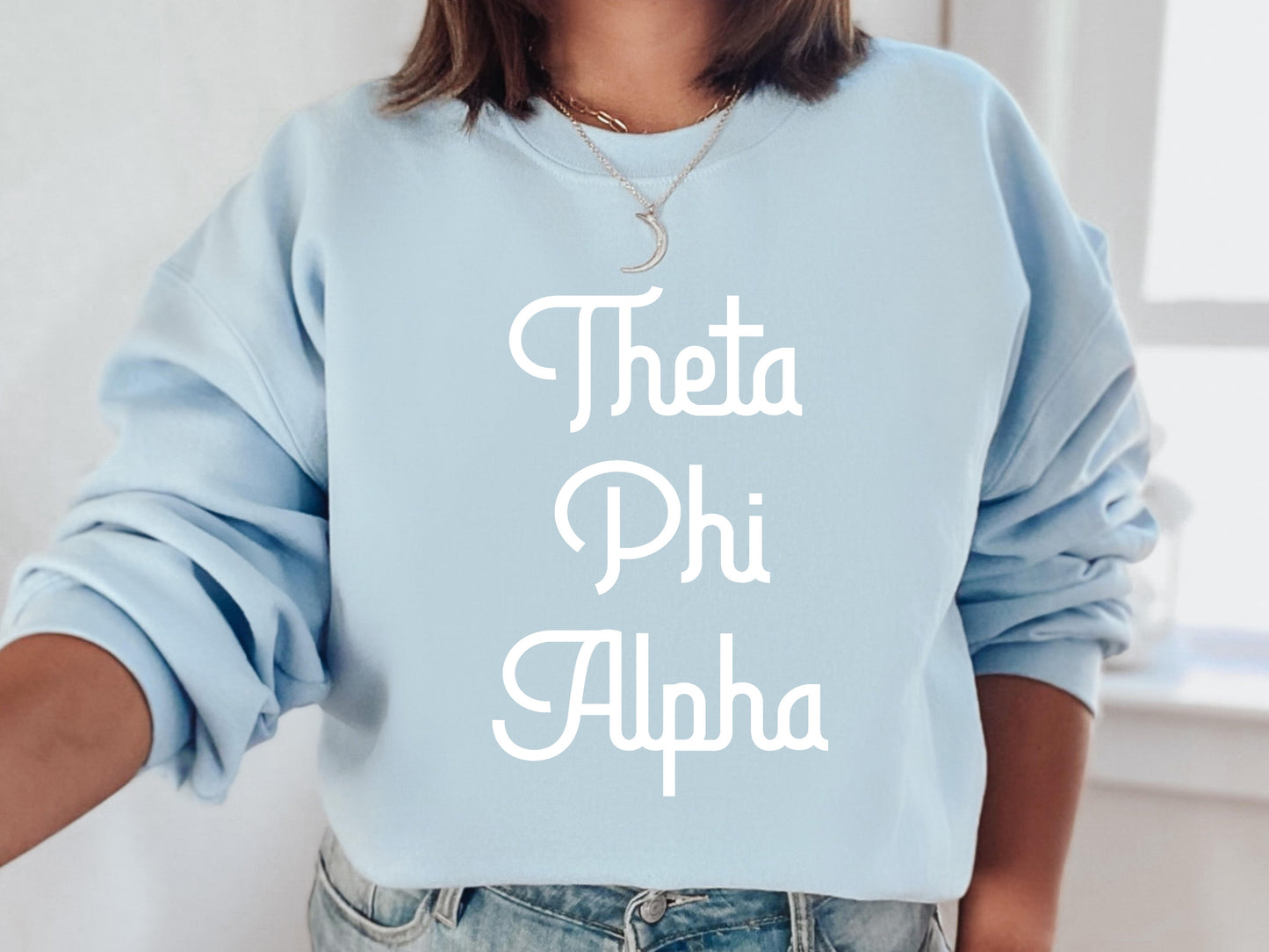 Theta Phi Alpha All About That Pop Sorority Sweatshirt _ 2705g