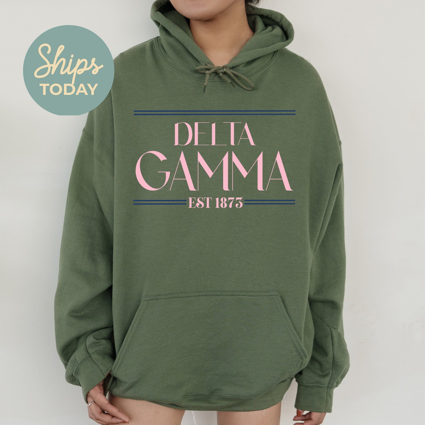 Delta Gamma Greek Harmony Sorority Hoodie _ 34975g