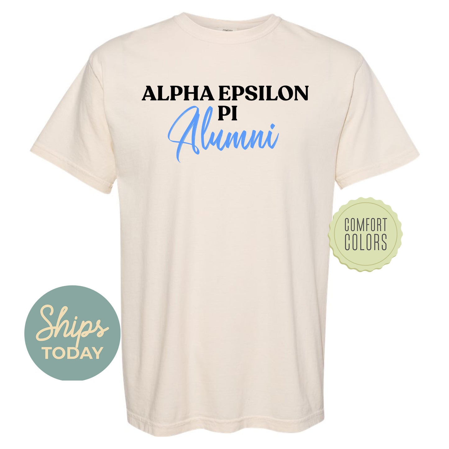 Alpha Epsilon Pi Alumni Comfort Colors Fraternity T-shirt _ 30760g
