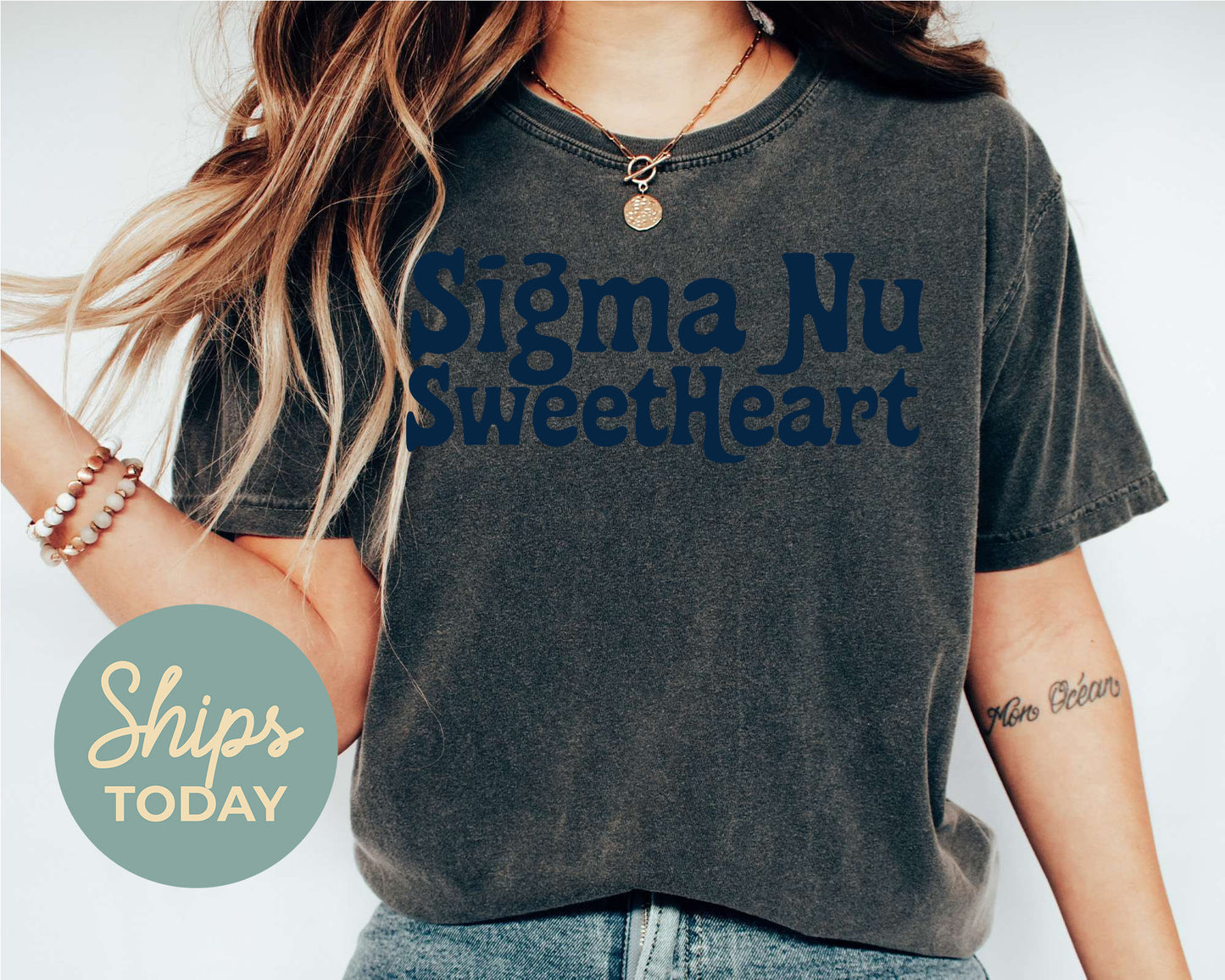 Sigma Nu Trendy Sweetheart Fraternity T-shirt _ 2012g