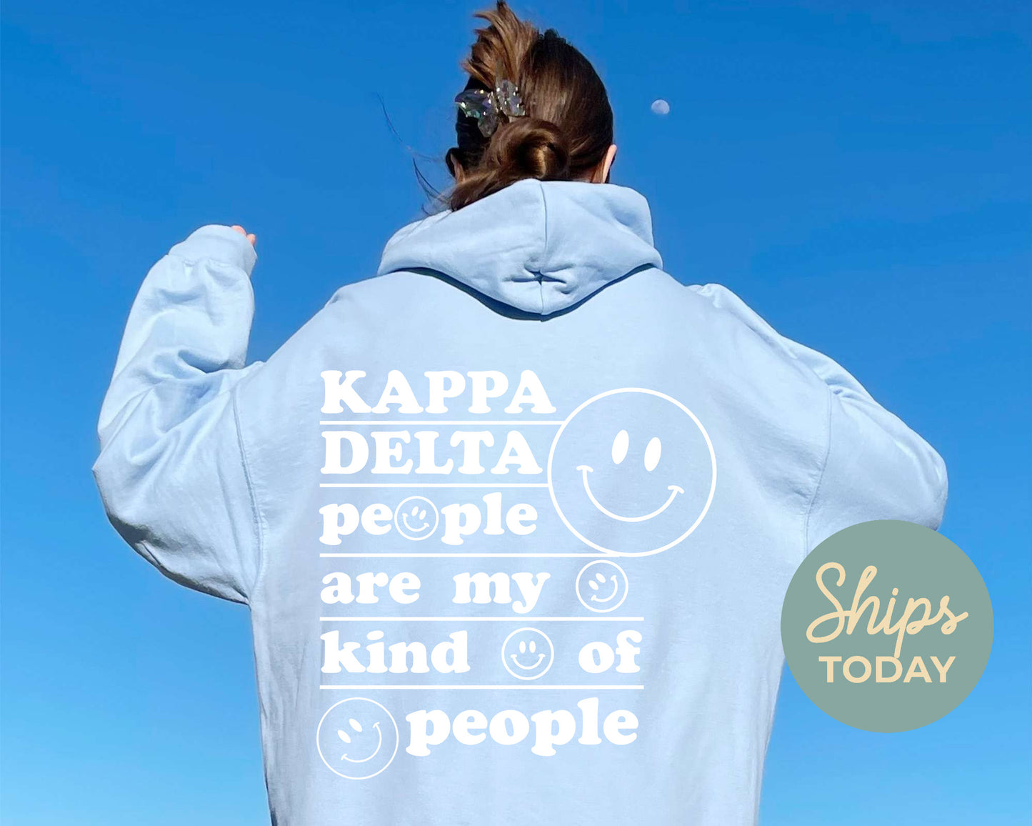 Kappa Delta My Kind of People Sorority Hoodie _ 33274g