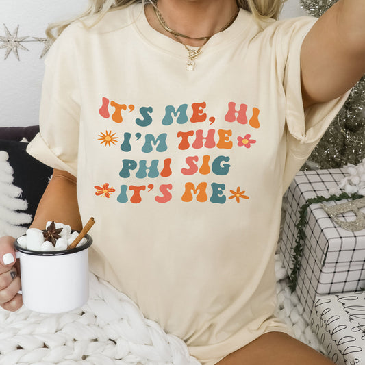 Phi Sigma Sigma Style Sorority T-shirt _ 36010g