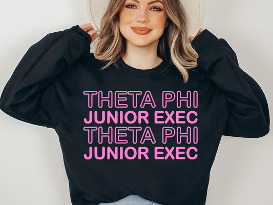 Theta Phi Alpha Junior Exec Sorority Sweatshirt _ 30950g