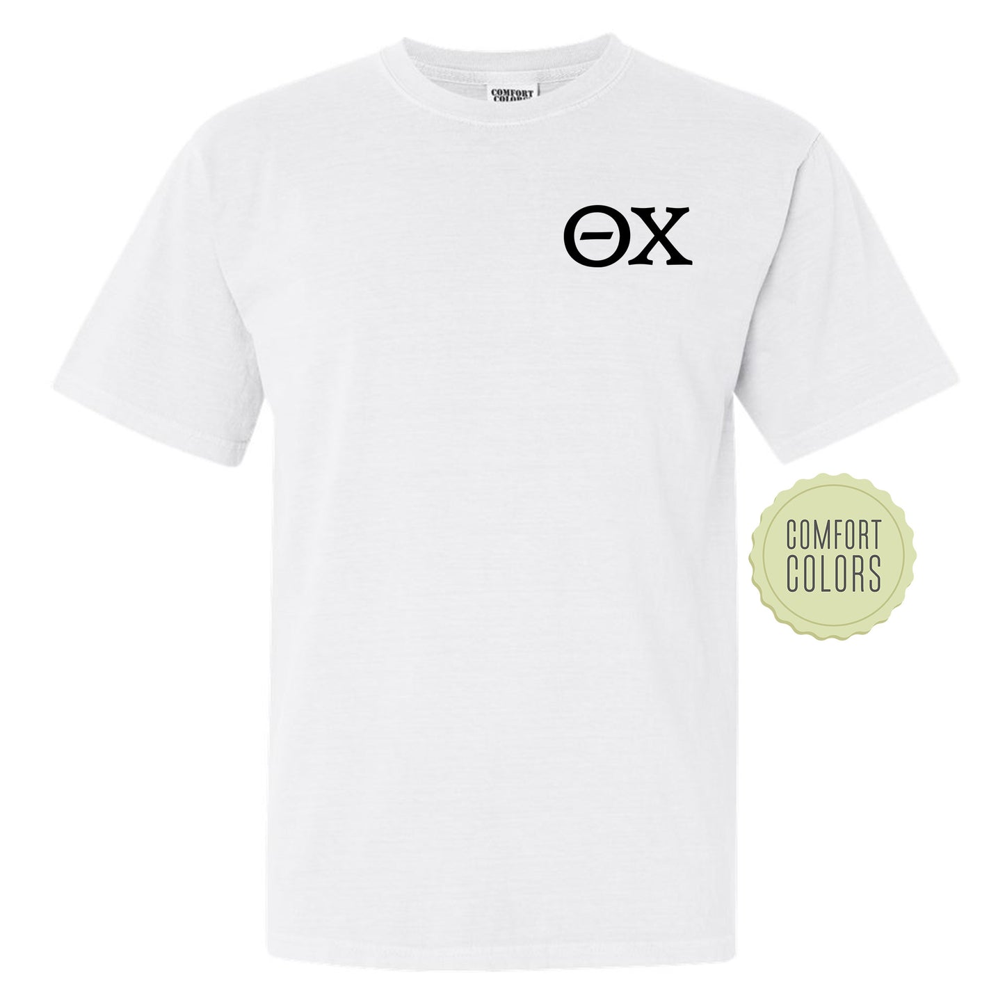 a white t - shirt with the word ox on it