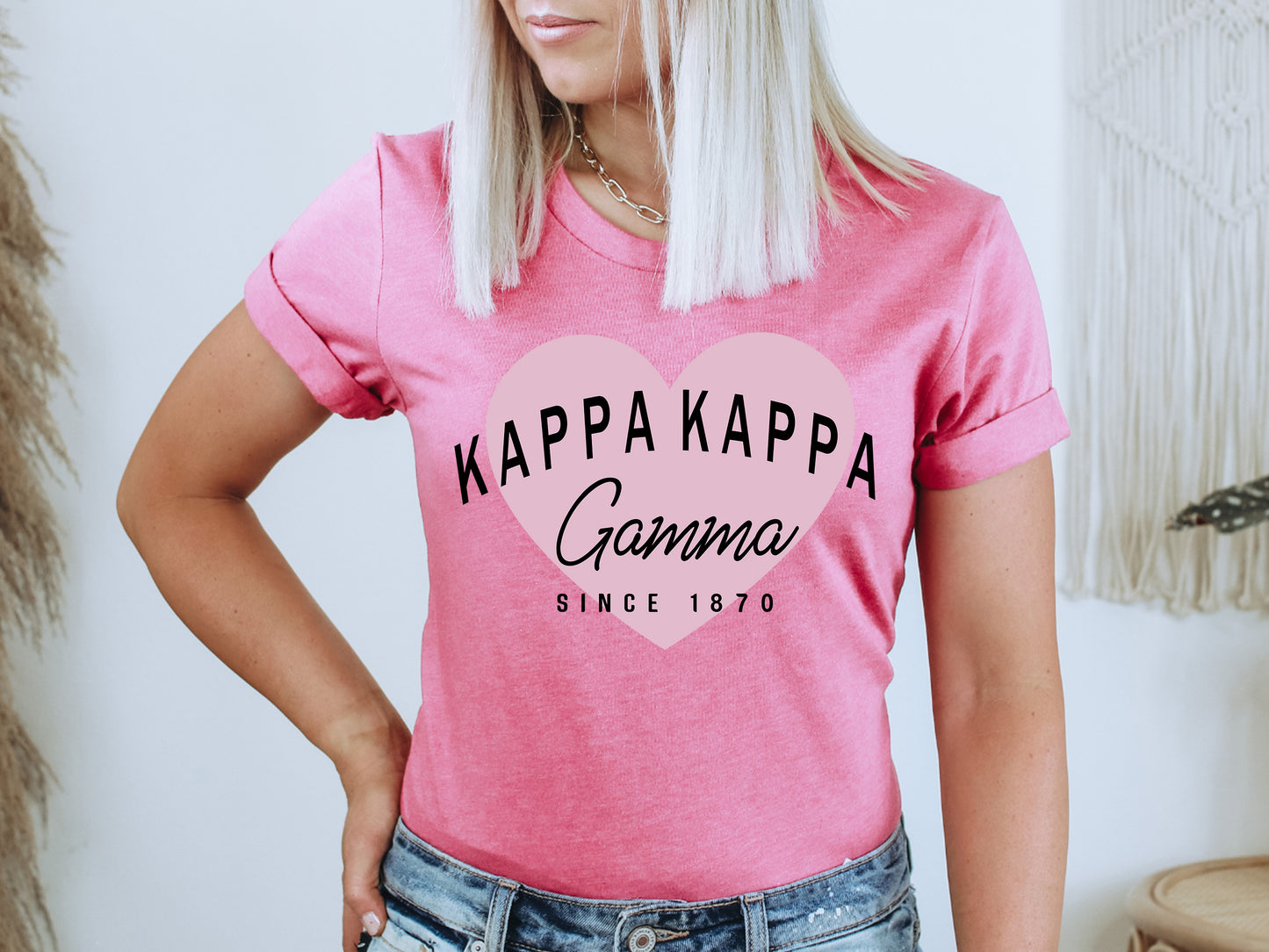 Kappa Delta Pretty in Pink Sorority T-shirt _ 456g