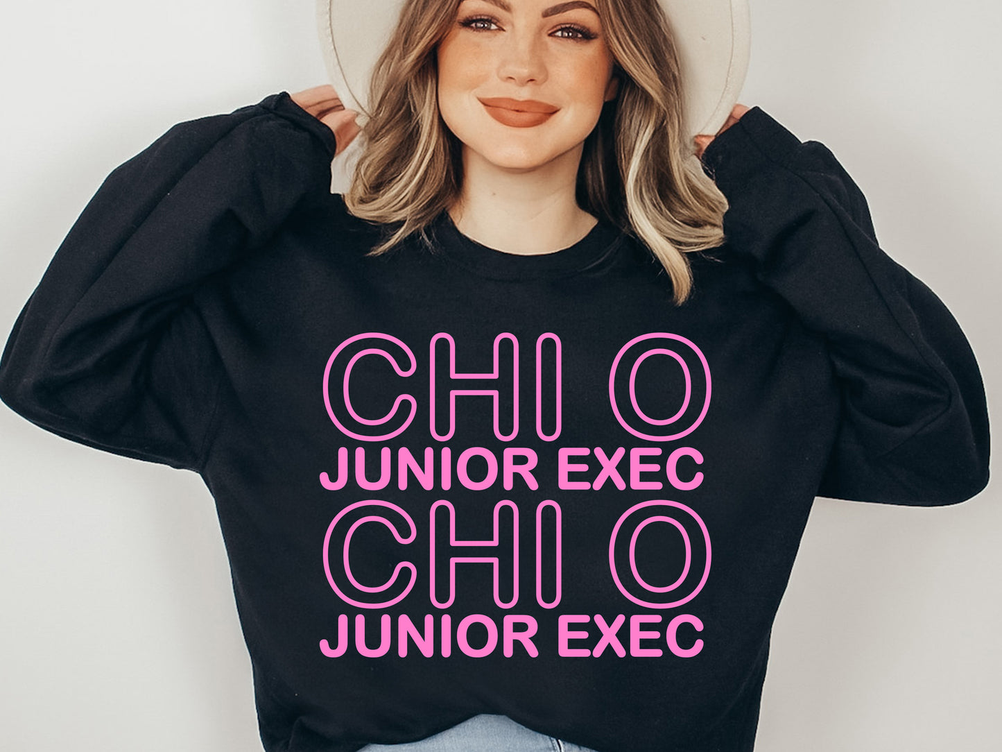 Chi Omega Junior Exec Sorority Sweatshirt _ 30935g