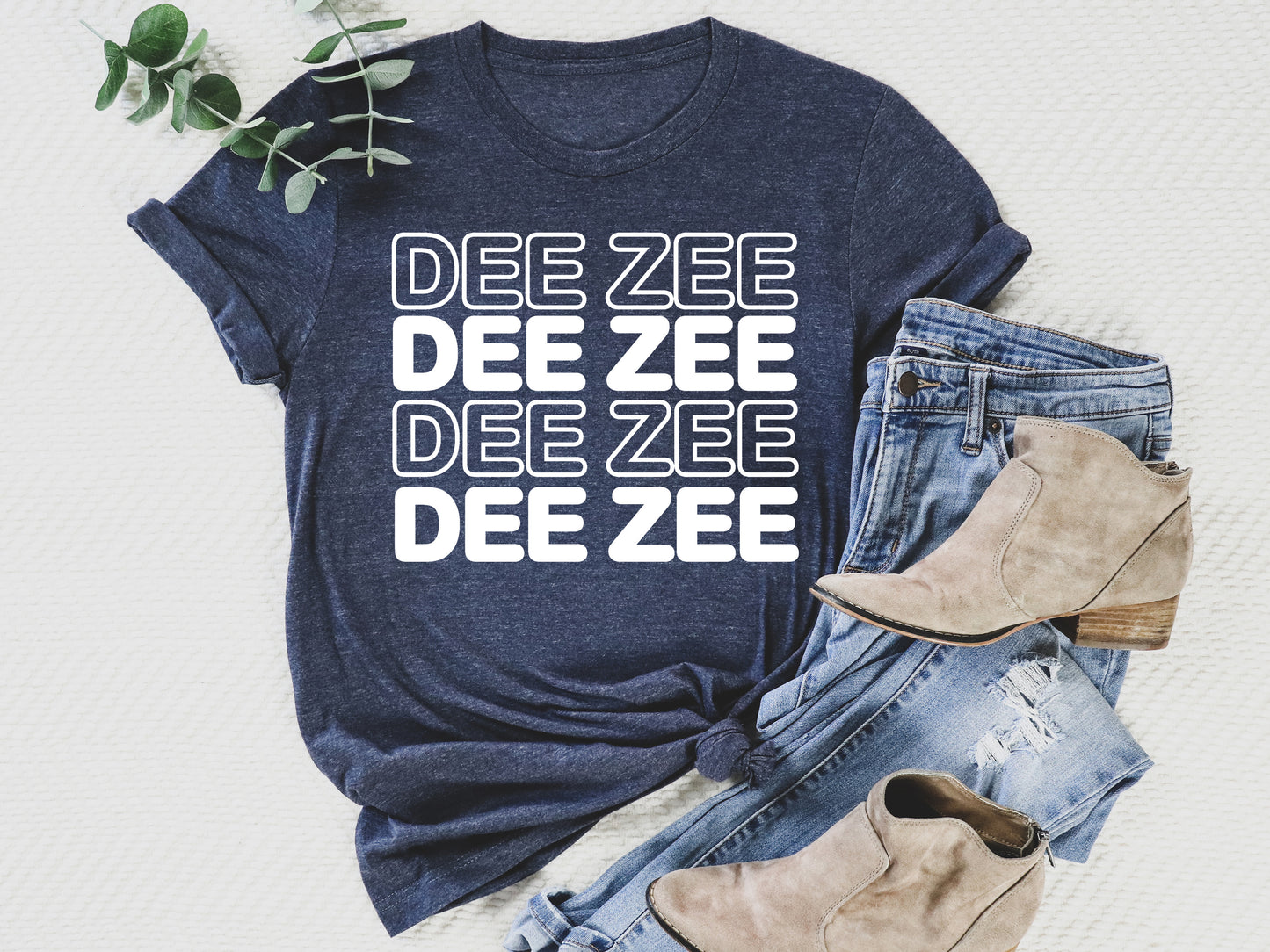 Delta Zeta Bold Bubble Letter Sorority T-shirt _ 2225g
