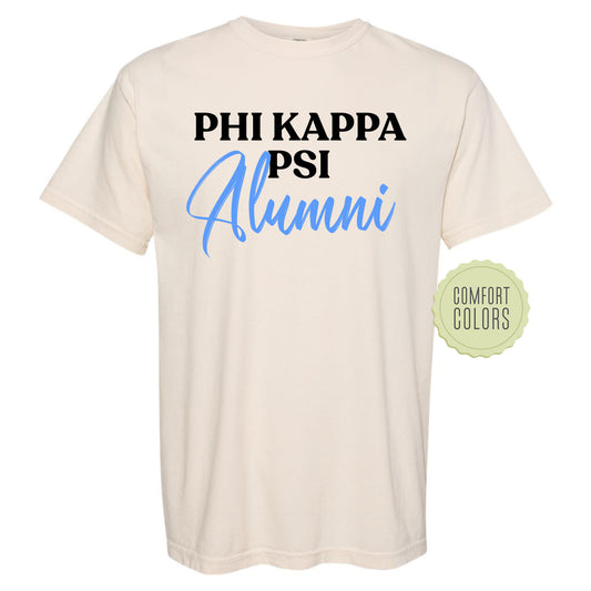 Phi Kappa Psi Alumni Comfort Colors Fraternity T-shirt _ 30775g