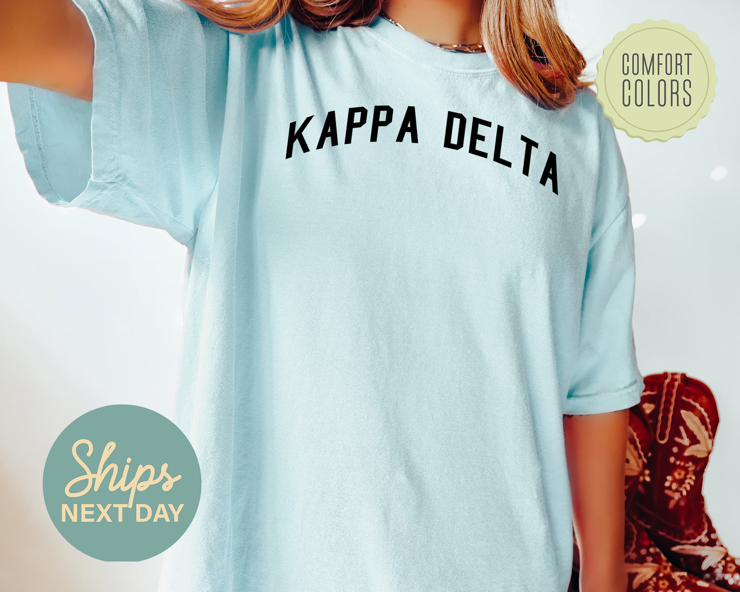 Kappa Delta Just Bold Comfort Colors Sorority T-shirt _ 2385g