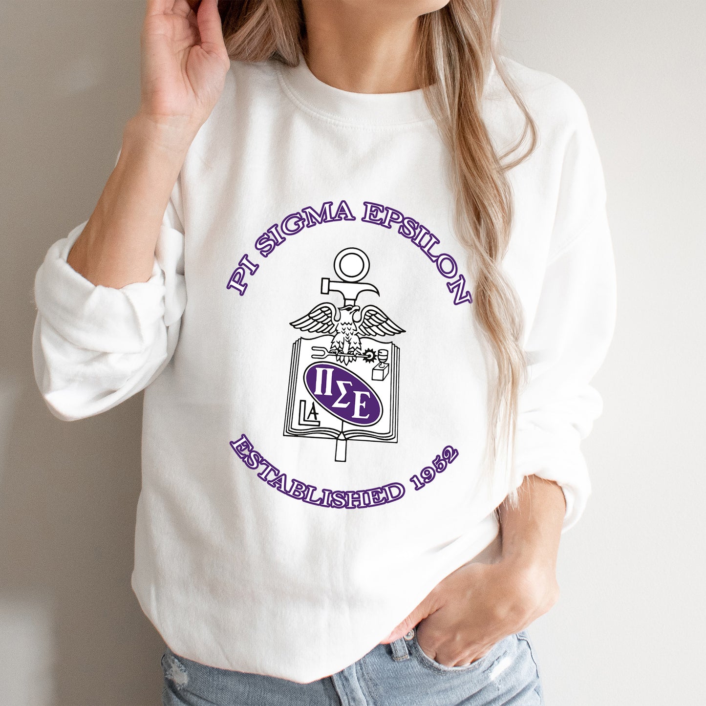 Pi Sigma Epsilon Iconic Insignia COED Sweatshirt _ 35676g