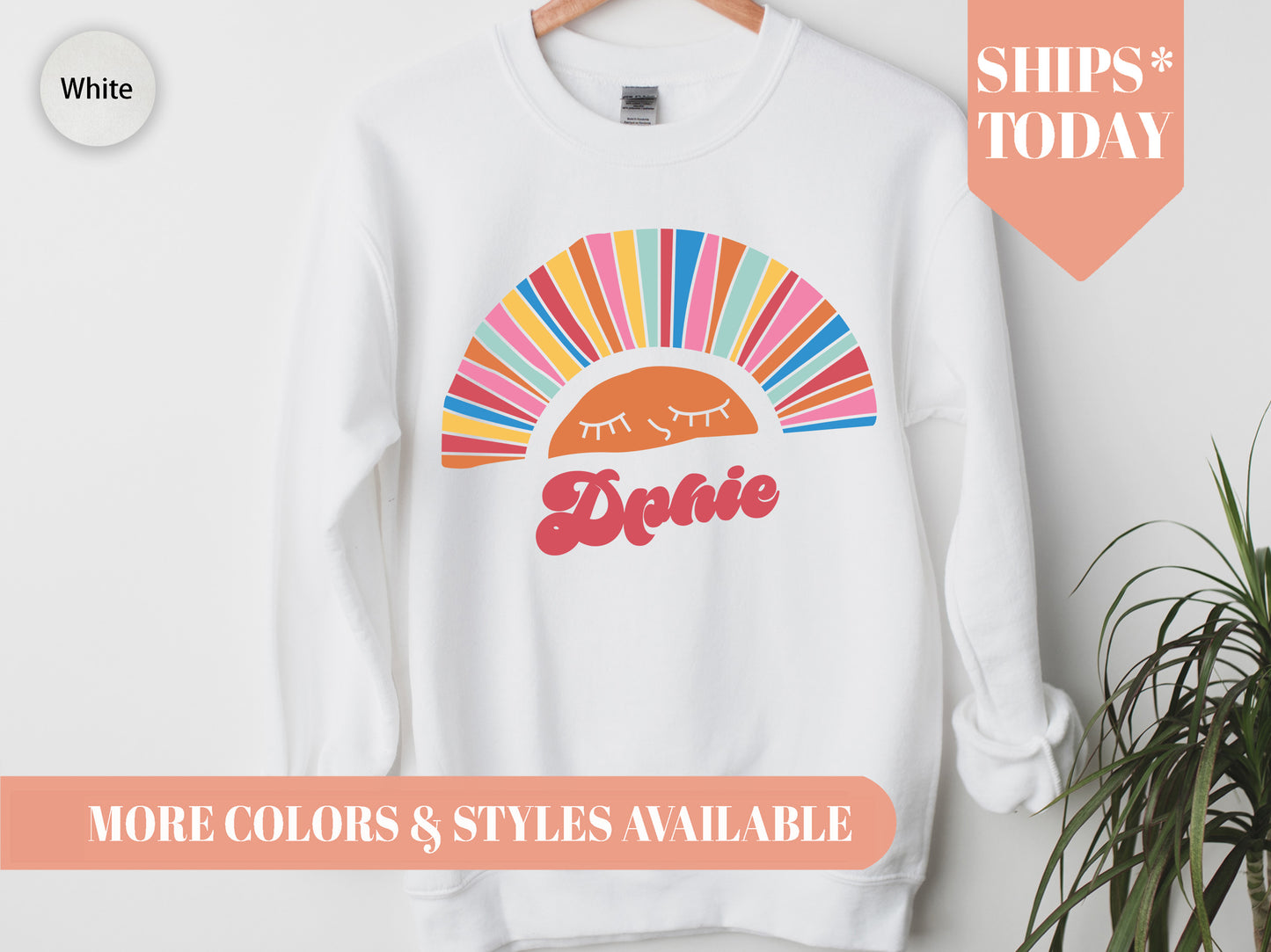 Delta Phi Epsilon Sunshine Sorority Sweatshirt _ 3319g