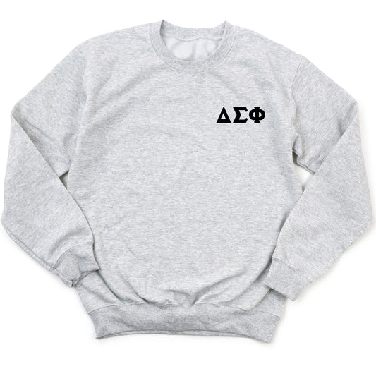 a grey sweatshirt with the word aeg on it