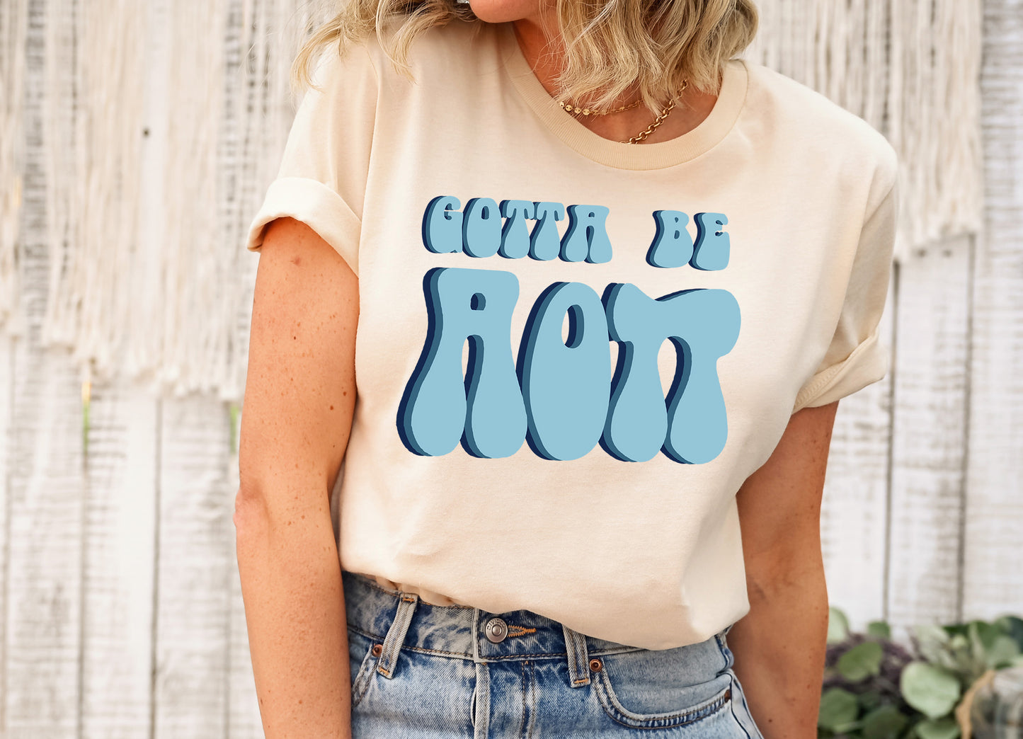 Alpha Omicron Pi They've Gotta Be Sorority T-shirt _ 340g