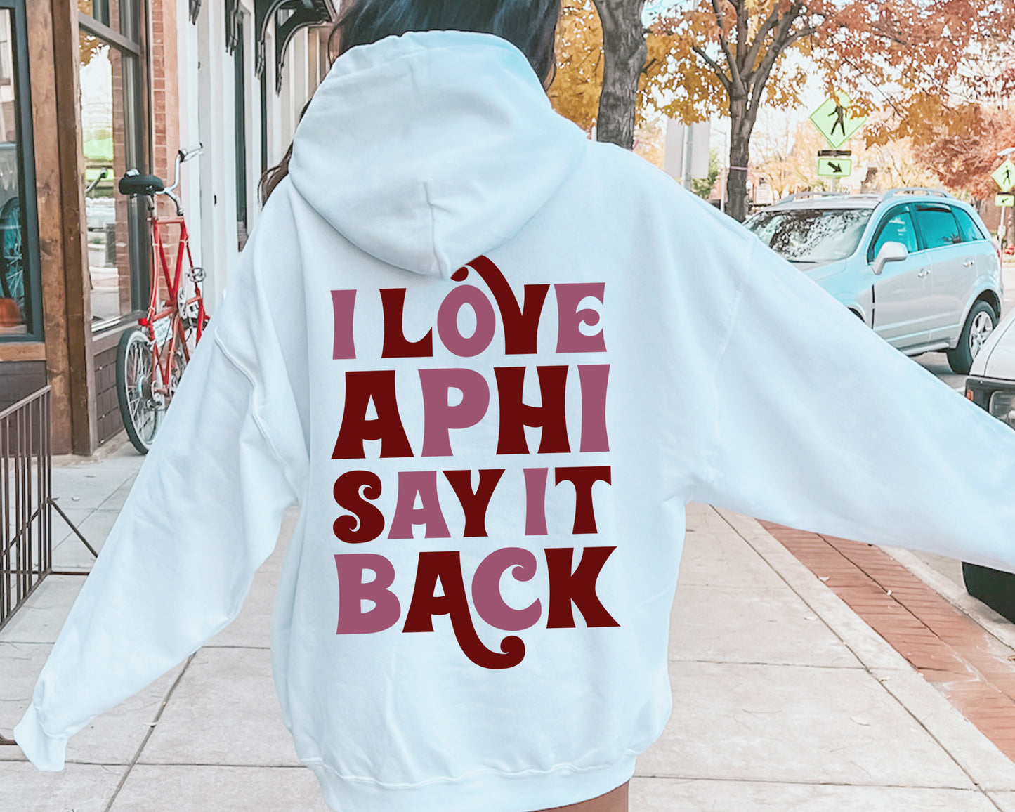 Alpha Phi Say it Back Sorority Hoodie _ 33377g
