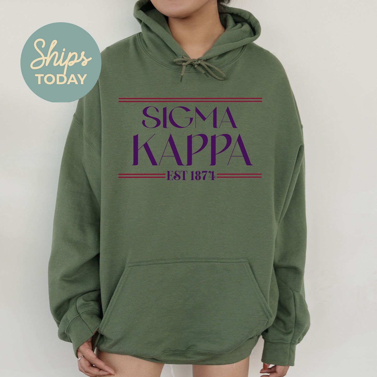 Sigma Kappa Greek Harmony Sorority Hoodie _ 34986g