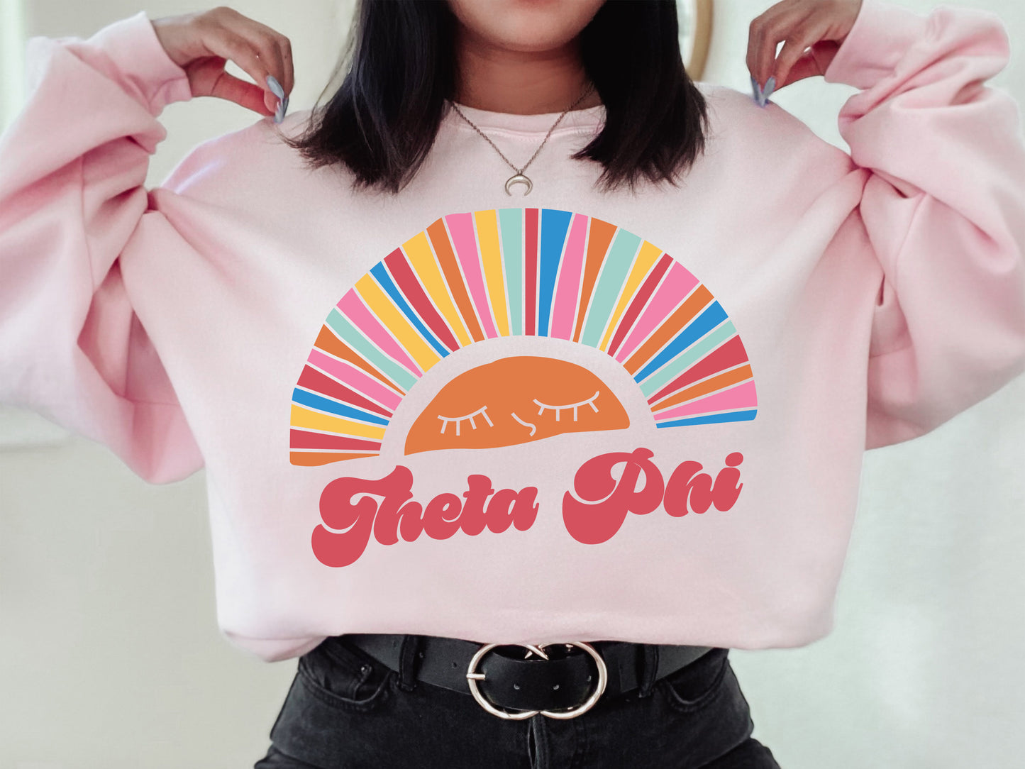 Theta Phi Alpha Sunshine Sorority Sweatshirt _ 3331g