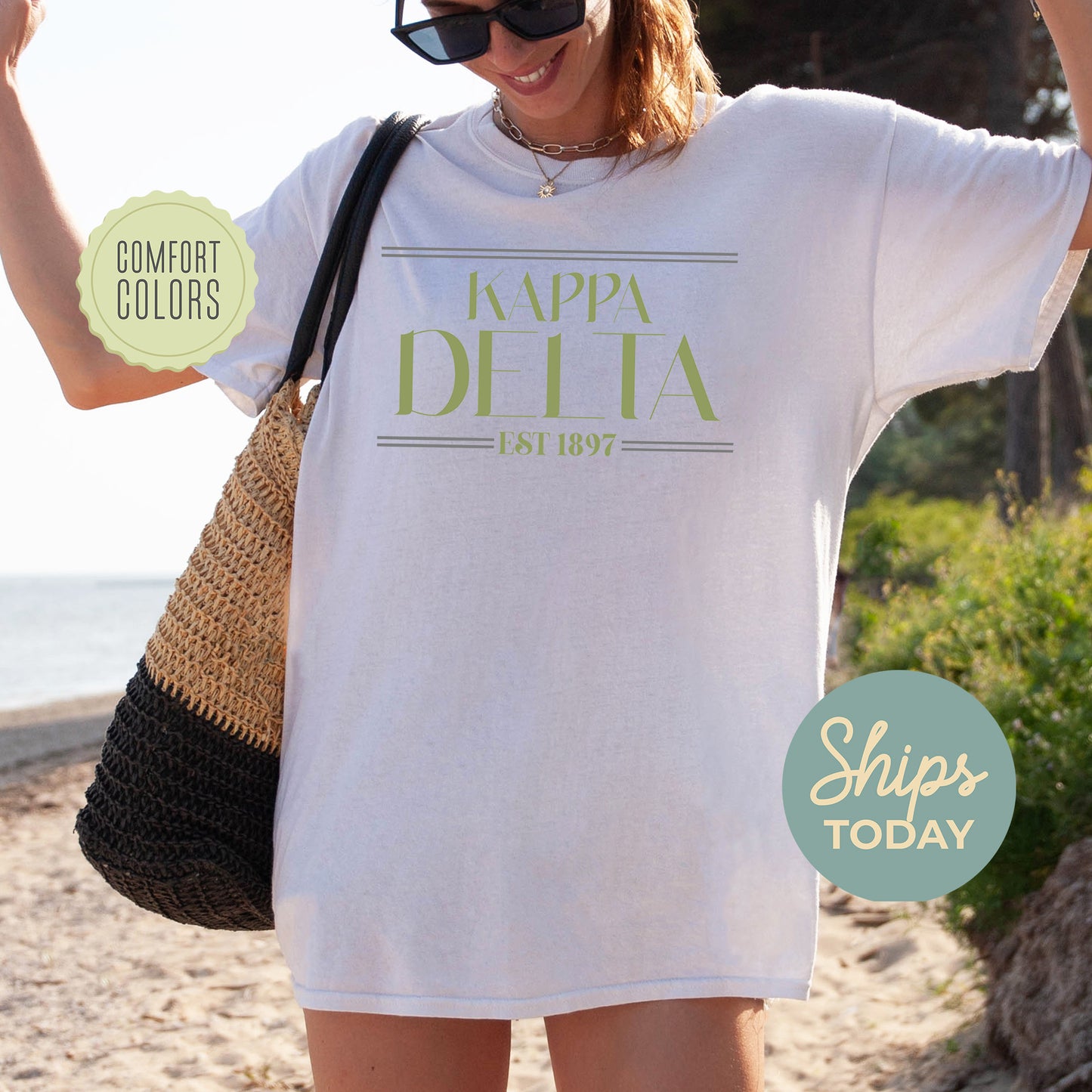 Kappa Delta Greek Harmony Comfort Colors Sorority T-shirt _ 34980g