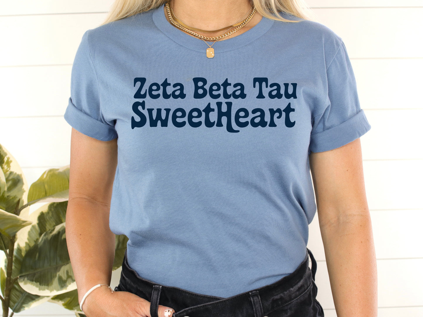 Zeta Beta Tau Trendy Sweetheart Fraternity T-shirt _ 2018g