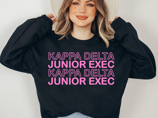 Kappa Delta Junior Exec Sorority Sweatshirt _ 30942g