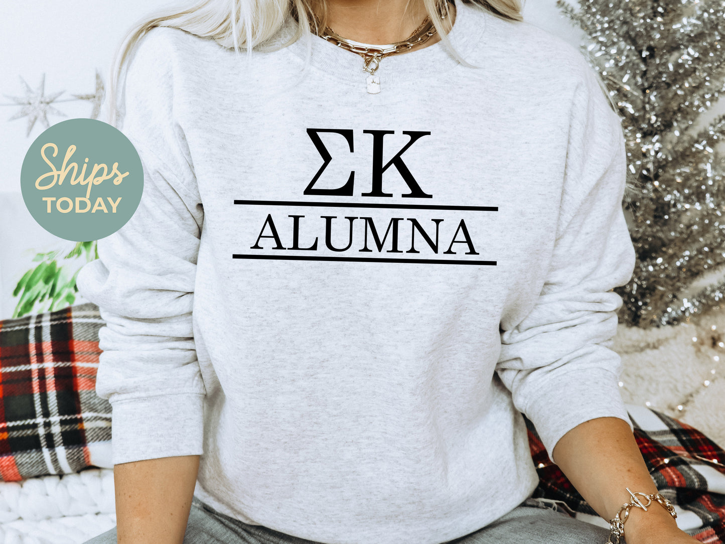 Sigma Kappa Just Turned Alumna Sorority Sweatshirt _ 30756g