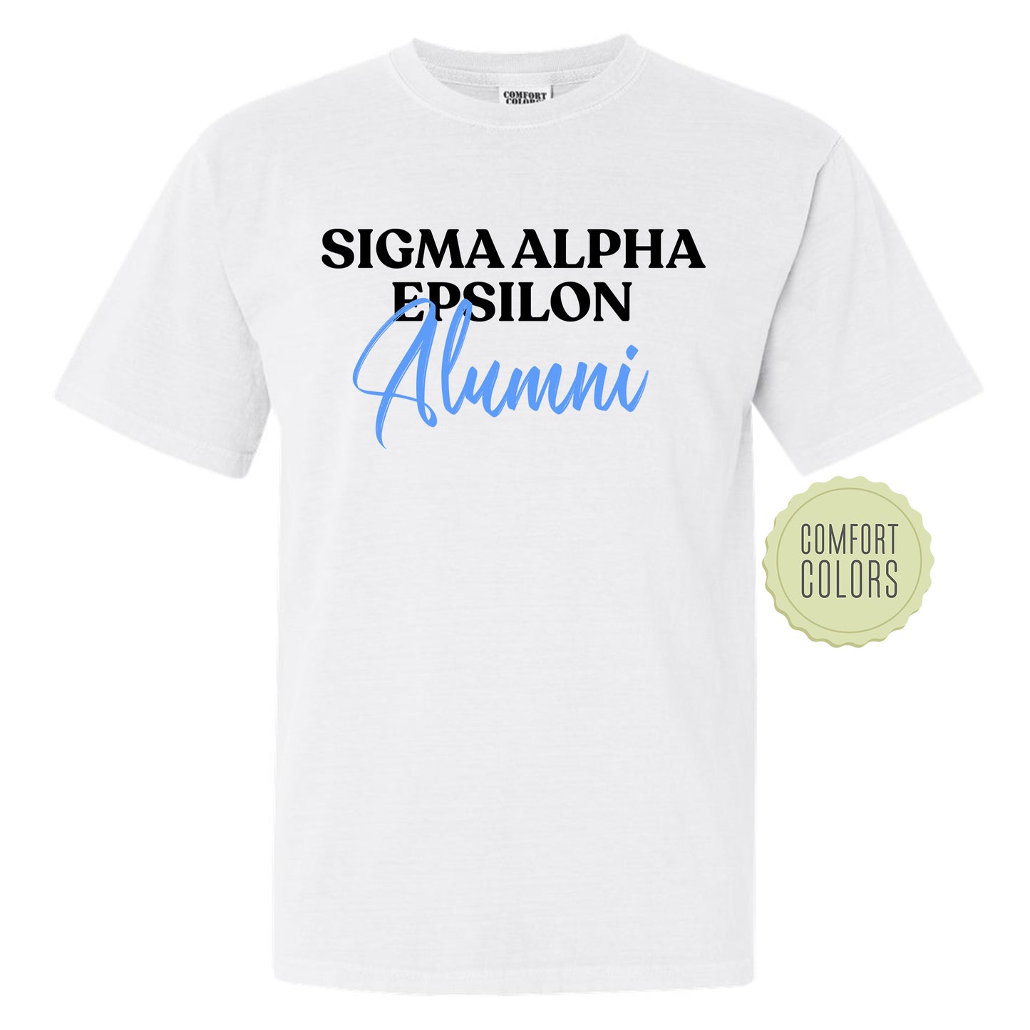 Sigma Alpha Epsilon Alumni Comfort Colors Fraternity T-shirt _ 30780g
